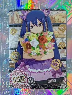 Card Goddess Fairy Tail Wendy Marvel Sexy Holo Oil - Image 1