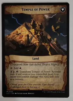 Ojer Axonil, Deepest Might MTG LCI 0159 NM Mythic Red Burn GOD - Image 2