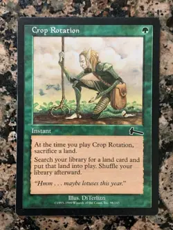 MTG Crop Rotation x1 Urza's Legacy NM, Magic the Gathering - Image 1