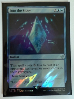MTG: Into the Story (Surge Foil) Commander: Final Fantasy Foil NM - Image 1
