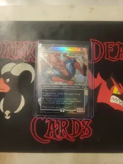 Magic The Gathering Marvel's Spider-Man "Spectacular Spider-Man" FOIL BORDERLESS - Image 1