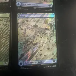 MTG, Lord Of The Rings | Set of 8 Basic Lands | Full Art | Surge Foil - Image 4