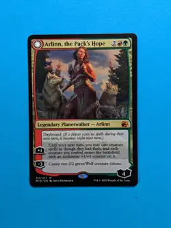 Arlinn, the Pack's Hope Arlinn, the Moon's Fury/Arlinn, Hoffnung # MID Magic MTG - Image 1
