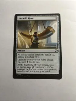 Herald's Horn - Commander: The Lost Caverns of Ixalan MTG Plus Bonus Card!!! - Image 1