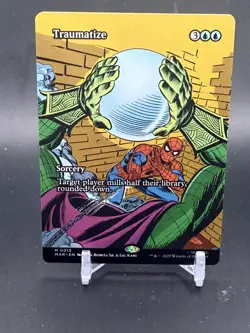 MTG Spider-Man Traumatize Borderless NONFOIL M0015 NM - Image 1