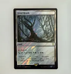 Magic the Gathering: Fetid Heath (Surge Foil) Commander: Final Fantasy Foil NM - Image 1