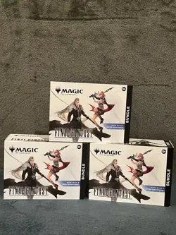 Magic The Gathering MTG Final Fantasy Bundle Lot of 3 SEALED IN HAND SHIPS NOW - Image 1