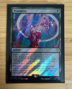 Magic the Gathering: Transpose (Surge Foil) Commander: Final Fantasy Foil NM - Image 1