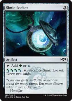 1 x Simic Locket - Foil - Ravnica Allegiance - NM-Mint - MTG - Image 1