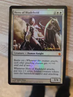 Hero of Bladehold Prerelease Cards Foil - Image 1