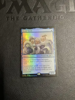 MTG Magic Gran-Gran Promo 0001 Avatar TLA Promo Foil for Kennyp25 - Image 1