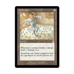 WOTC MtG Urza's Destiny Caltrops (U) NM - Image 1