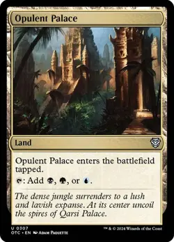 Opulent Palace - Thunder Junction Commander OTC - Uncommon MTG Magic Pack fresh - Image 1