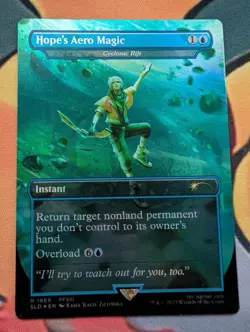 Hope's Aero Magic - Cyclonic Rift Foil Secret Lair Final Fantasy MTG Magic NM - Image 1