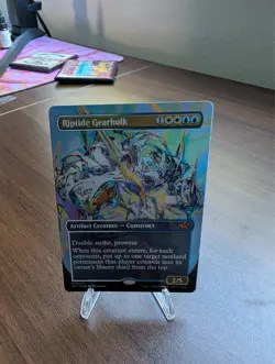 Riptide Gearhulk (Borderless) Aetherdrift Foil NM - Image 1