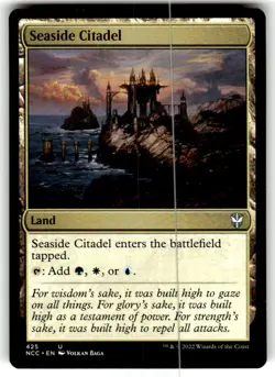 Seaside Citadel *Uncommon* Magic MtG x1 NCC Commander Streets of New Capenna - Image 1