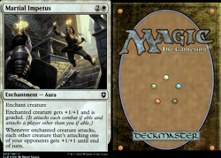 Magic the Gathering -MTG- Foil Martial Impetus - Image 1