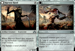 Magic the Gathering -MTG-Harvest Hand / Scrounged Scythe Foil - Image 1