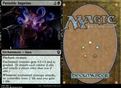 Magic the Gathering -MTG- Parasitic Impetus Foil - Image 1