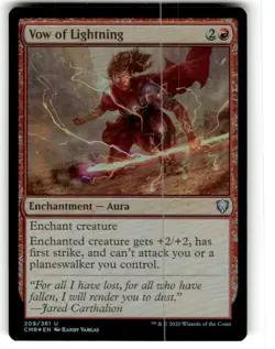 MTG Magic the Gathering Vow of Lightning (209/794) Commander Legends NM FOIL - Image 1