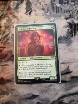 Delighted Halfling Magic the Gathering Lord of the Rings Tales of Middle-Earth - Image 1