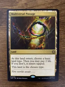 Multiversal Passage Marvel's Spider-Man Regular Magic The Gathering TCG - Image 2