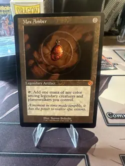 Mox Amber the Brothers' War Retro Frame Mythic Rare Legendary MTG Card - Image 1