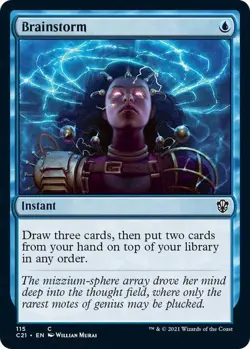 Brainstorm [Commander 2021] Magic MTG - Image 1