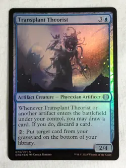 Transplant Theorist 073 Phyrexia: All Will Be One Foil MTG: Magic the Gathering - Image 1