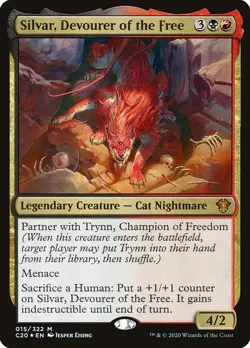 Silvar, Devourer of the Free-Commander 2020-Foil-15-LP - Image 1