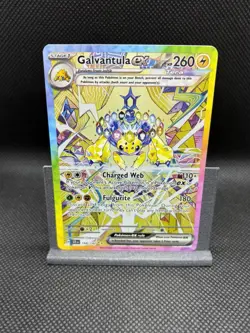 Galvantula Ex 168/142 - Stellar Crown - Special Illustration Rare SIR - Pokemon - Image 1