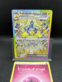 Galvantula Ex 168/142 - Stellar Crown - Special Illustration Rare SIR - Pokemon - Image 3