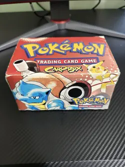Pokemon Base Set Card Box W/ Vintage Cards - Image 1