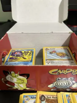 Pokemon Base Set Card Box W/ Vintage Cards - Image 4