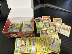 Pokemon Base Set Card Box W/ Vintage Cards - Image 5