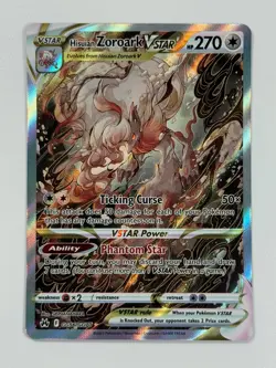 Pokemon Cards Hisuian Zoroark VSTAR GG56/GG70 Crown Zenith Galarian Gallery Holo - Image 1