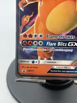 Pokemon TCG Charizard GX SM211 SM Promo Holo NM - Image 5