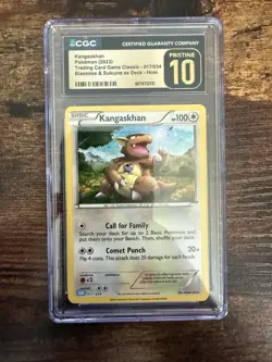 Pokemon 2023 Classic Blastoise Deck Holo CGC 10 Gem Mint Kangaskhan 017/034 TCG - Image 1