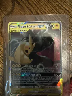 Pokemon Pikachu & Zekrom GX Tag Team 2019 33/181 Ultra Rare - Image 3