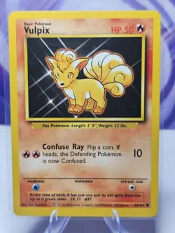 VULPIX 68/102 BASE SET POKEMON TCG - Image 1