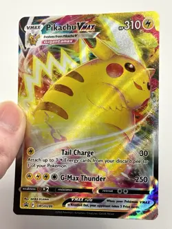 Pokemon Pikachu TCG VMAX Black Star Promo SWSH286 Near Mint Condition - Image 4