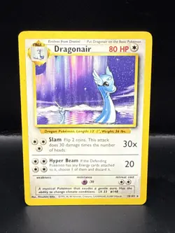 Pokemon TCG WOTC Base Set Dragonair 18/102 Non Holo Rare Unlimited - Image 1