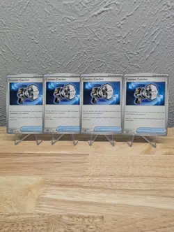 4x Counter Catcher 160/182 Paradox Rift Pokemon Card Playset NM - Image 1