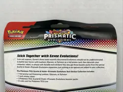Pokemon Scarlet & Violet Prismatic Evolutions Tech Sticker Collection - LEAFEON - Image 5
