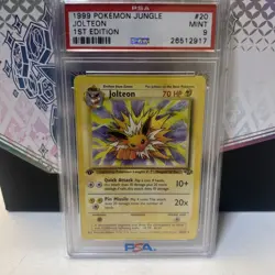 PSA 9 Vaporeon Jolteon Flareon 1st Edition WOTC Jungle Set Vintage Pokemon - Image 5