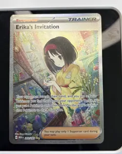 Pokemon TCG Scarlet & Violet 151 Erika's Invitation SIR Holo Card 203/165 - Image 1
