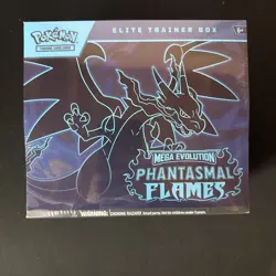Pokemon TCG - Mega Evolution Phantasmal Flames Elite Trainer Box ETB NEW SEALED - Image 1