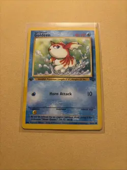NM - 1st edition Jungle Goldeen 53/64 WOTC Vintage Pokemon TCG - Image 1