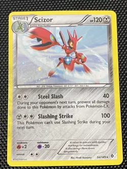 Scizor 94/149 Cosmos Holo Pokemon TCG Blister Exclusive Boundaries Crossed LP+ - Image 1