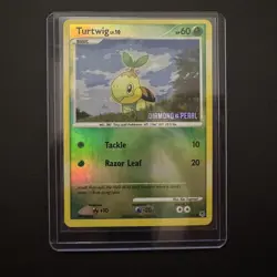 Turtwig 103/130 | DP: Burger King Promos 2008 | Pokemon TCG Stamped Reverse Holo - Image 1